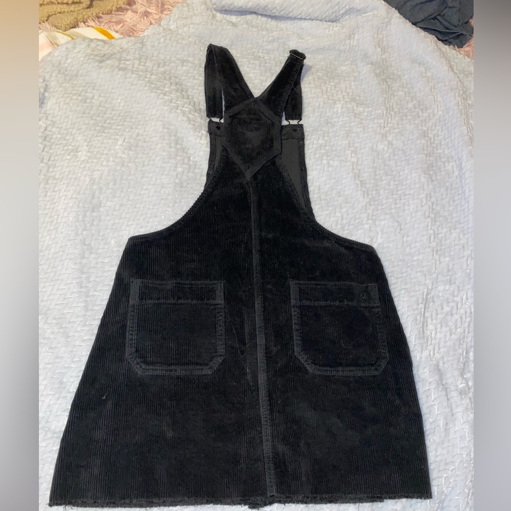 NWT - American Eagle - coverall skirt (grey wash) size small - Picture 3 of 6